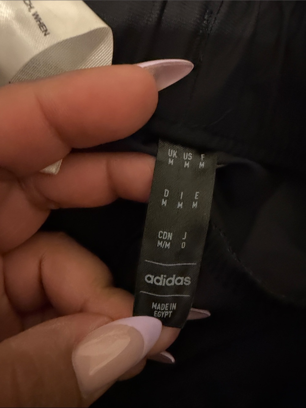 adidas Black Kids Jogger Sweatpants with White Logo - Picture 2 of 5